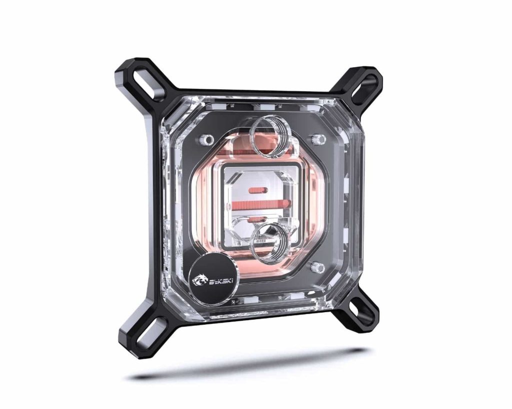 Bykski CPU-XPR-I-V3 Acrylic CPU Water Block, 5v aRGB (INTEL 115x/1200/1700/20xx) - Clear