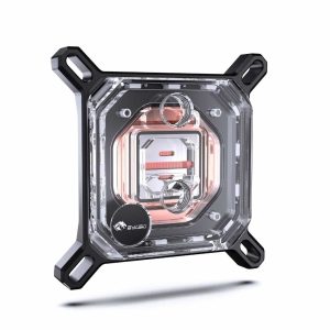 Bykski CPU-XPR-I-V3 Acrylic CPU Water Block, 5v aRGB (INTEL 115x/1200/1700/20xx) - Clear