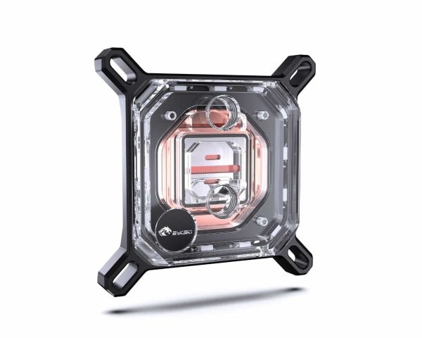 Bykski CPU-XPR-I-V3 Acrylic CPU Water Block, 5v aRGB (INTEL 115x/1200/1700/20xx) – Clear