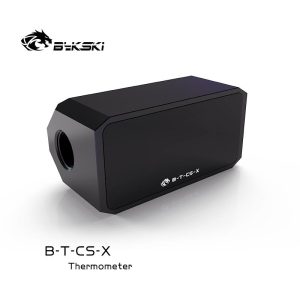 Bykski Inline Temperature Thermometer with OLED Display - Black (BT-CS-X) : image 2
