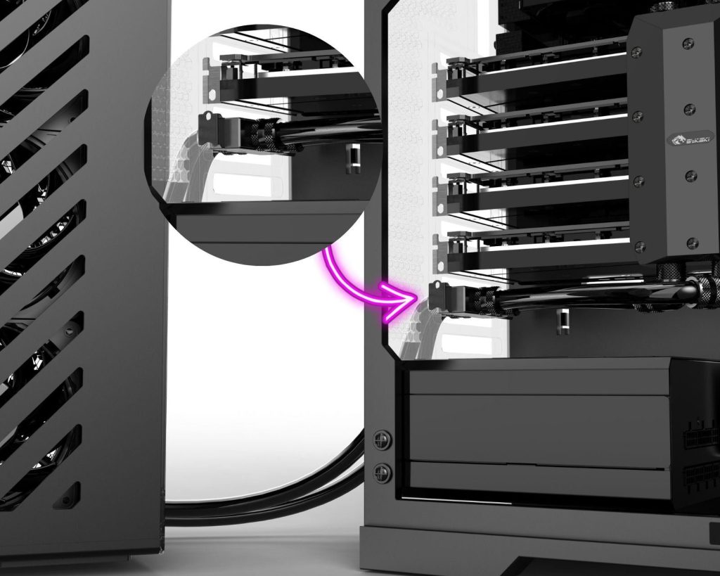 Bykski PCI Slot Pass Through Dual G1/4 for External Cooling (B-PCI-EM-X) : image 3