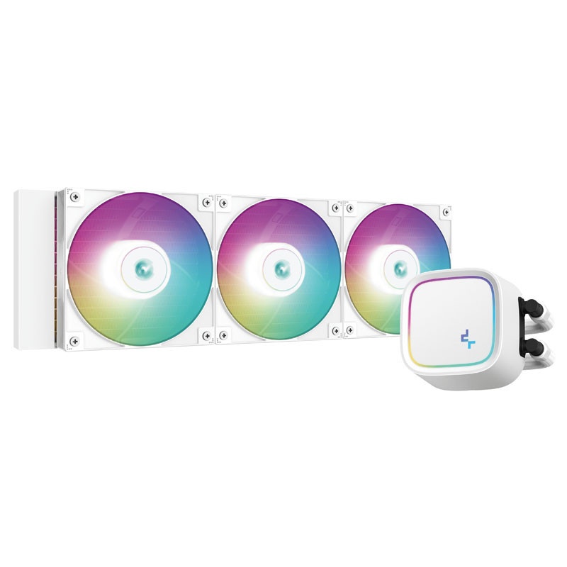 deep cool LE720 ARGB White complete water cooling, 360mm - white