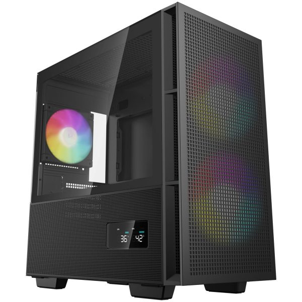 DeepCool CH360 Digital Micro-ATX Case – black