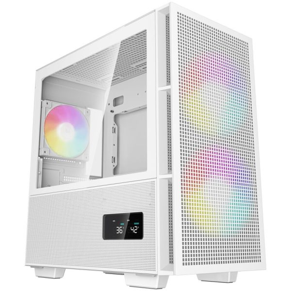 DeepCool CH360 Digital Micro-ATX Case – white