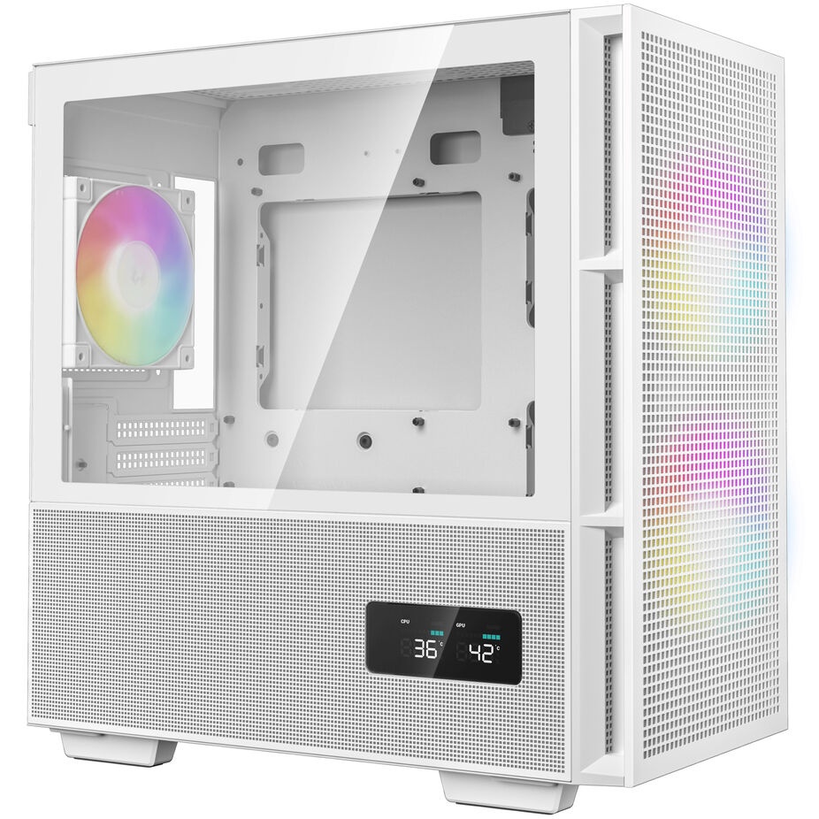 DeepCool CH360 Digital Micro-ATX Case - white