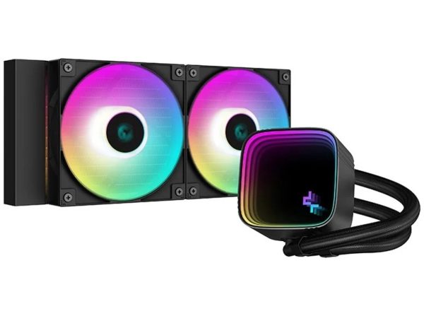DeepCool LS520 Complete Watercooling Kit for CPU, 240mm – Black