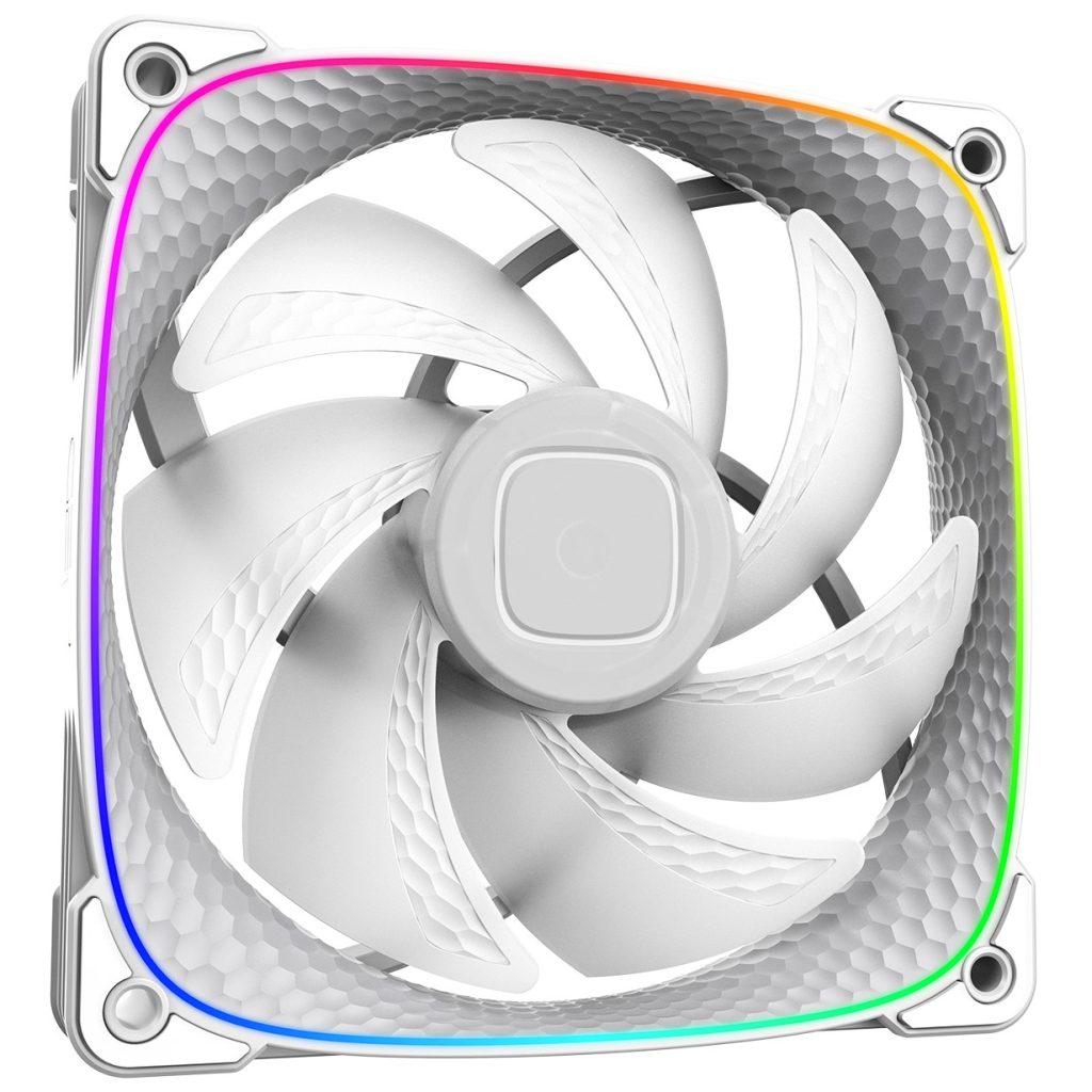Geometric Future Squama 2503W RGB fans, pack of 3 - 120 mm, white