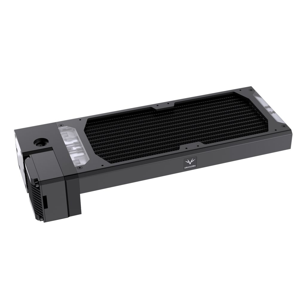 Granzon 240mm Radiator with 15w DDC Pump and Reservoir (GZMN240N) - Black - B-Grade