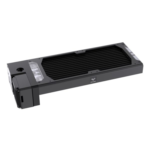 Granzon 240mm Radiator with 15w DDC Pump and Reservoir (GZMN240N) – Black – B-Grade