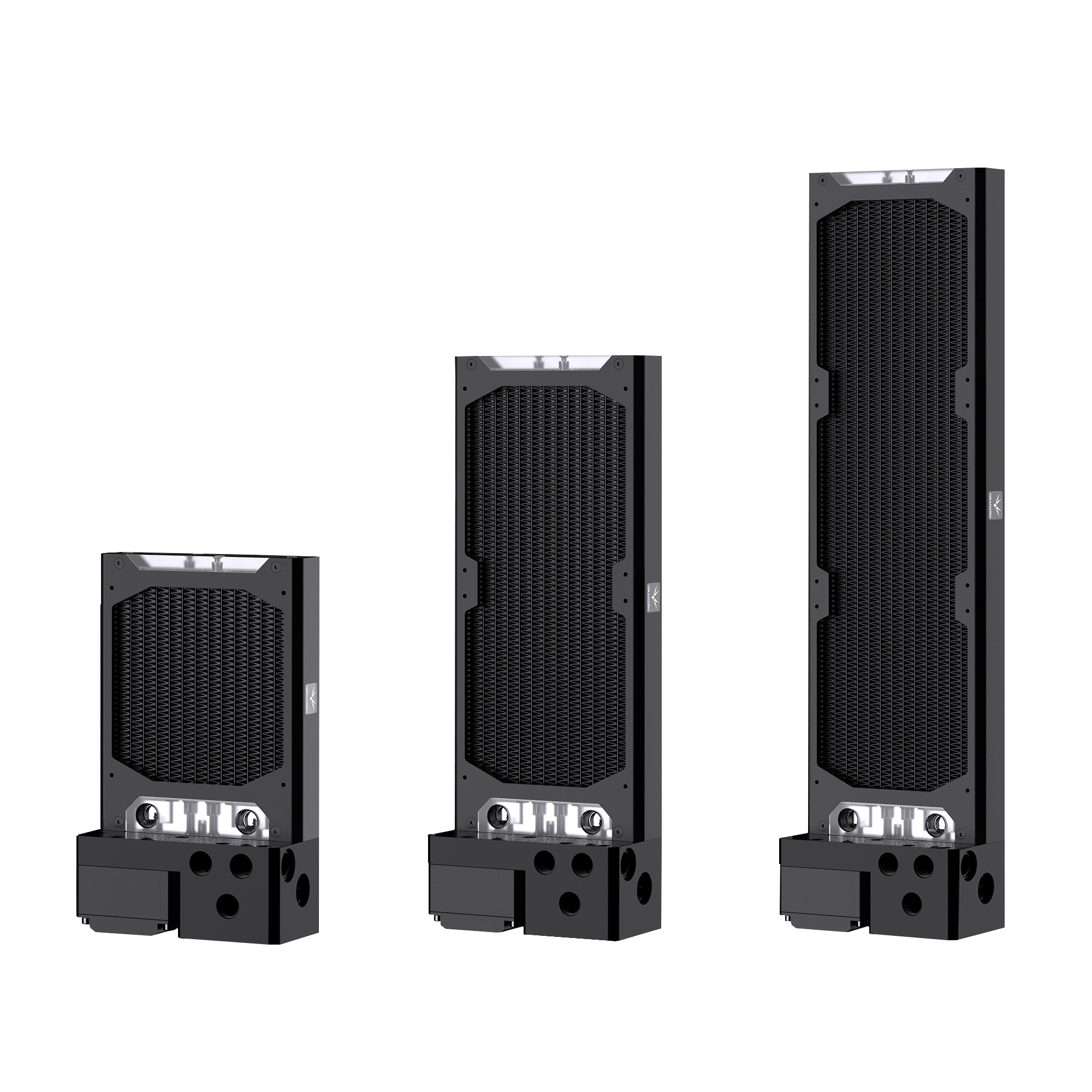Granzon 240mm Radiator with 15w DDC Pump and Reservoir (GZMN240N) - Black - B-Grade