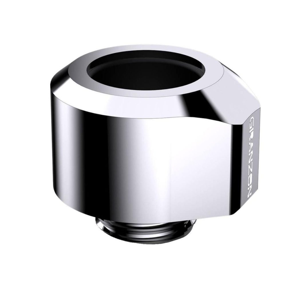 Granzon G1/4 - 14mm Anti Slip Rigid Tube Fitting (GD-FT14) 8 Pack - Silver : image 3