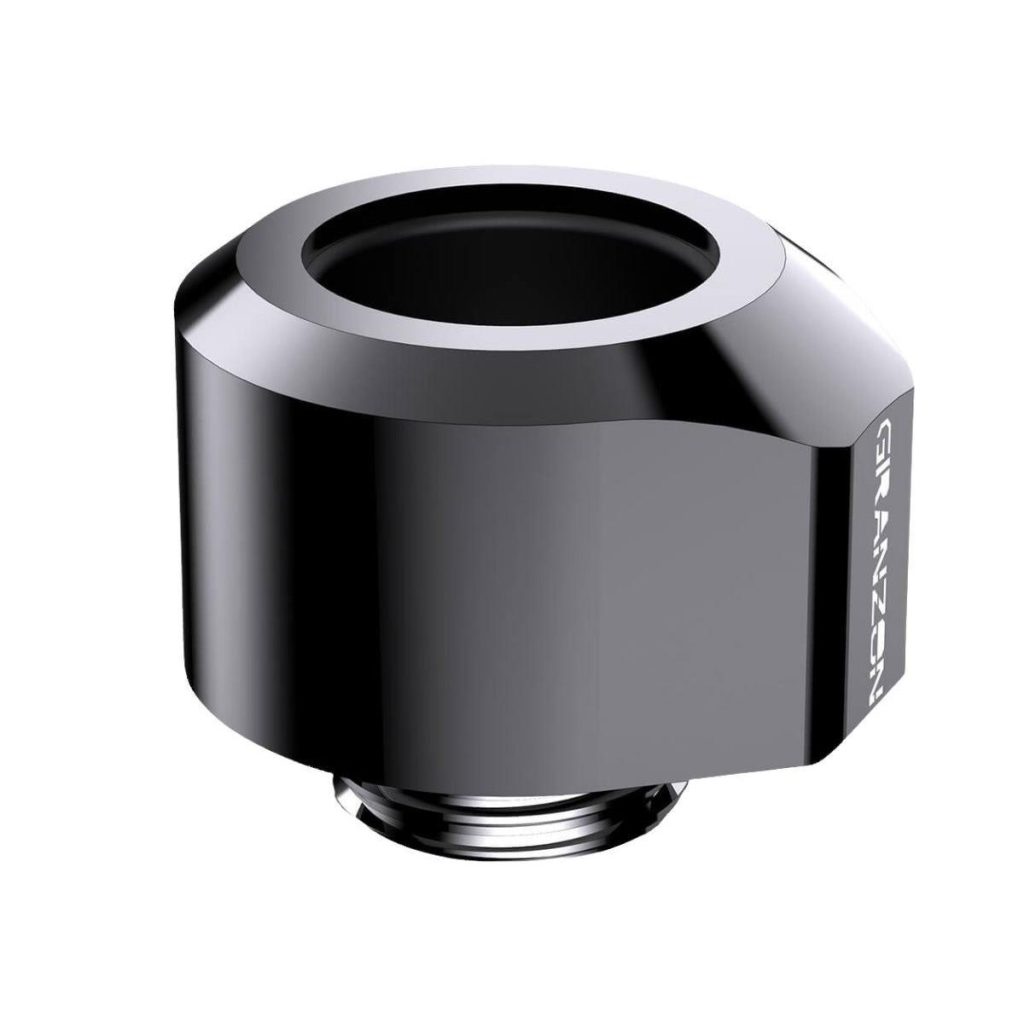 Granzon G1/4 - 14mm Anti Slip Rigid Tube Fitting (GD-FT14) - Black