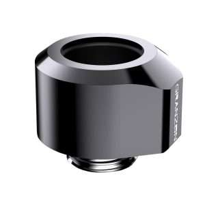 Granzon G1/4 - 14mm Anti Slip Rigid Tube Fitting (GD-FT14) - Black