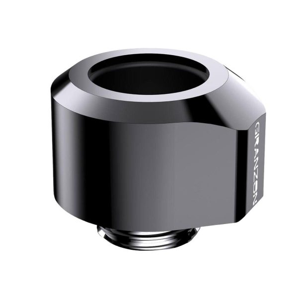 Granzon G1/4 – 14mm Anti Slip Rigid Tube Fitting (GD-FT14) – Black
