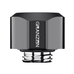 Granzon G1/4 - 14mm Anti Slip Rigid Tube Fitting (GD-FT14) - Black