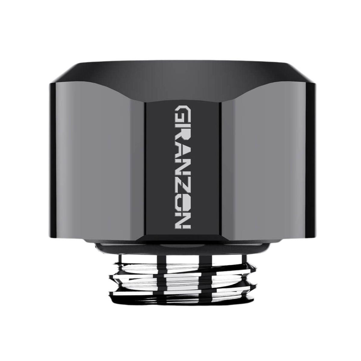 Granzon G1/4 - 14mm Anti Slip Rigid Tube Fitting (GD-FT14) - Black