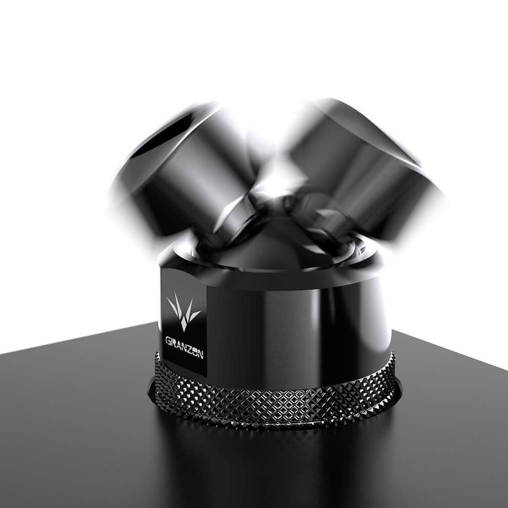 Granzon G1/4 Male Rotary to Female Multi Directional Elbow Fitting (GD-X) - Silver : image 2