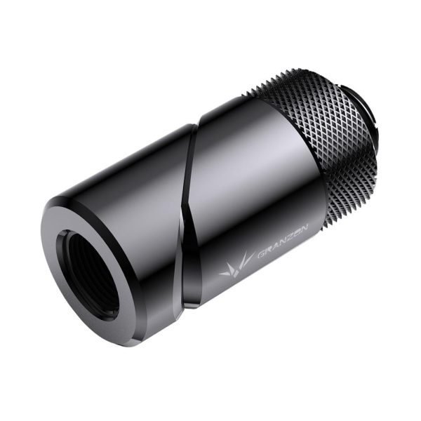 Granzon G1/4 Rotary Male to Female 0 – 90 Degree Multi Directional Elbow (GD-SK) – Black