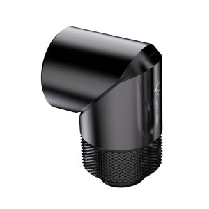 Granzon G1/4 Rotary Male to Female 0 - 90 Degree Multi Directional Elbow (GD-SK) - Black : image 2