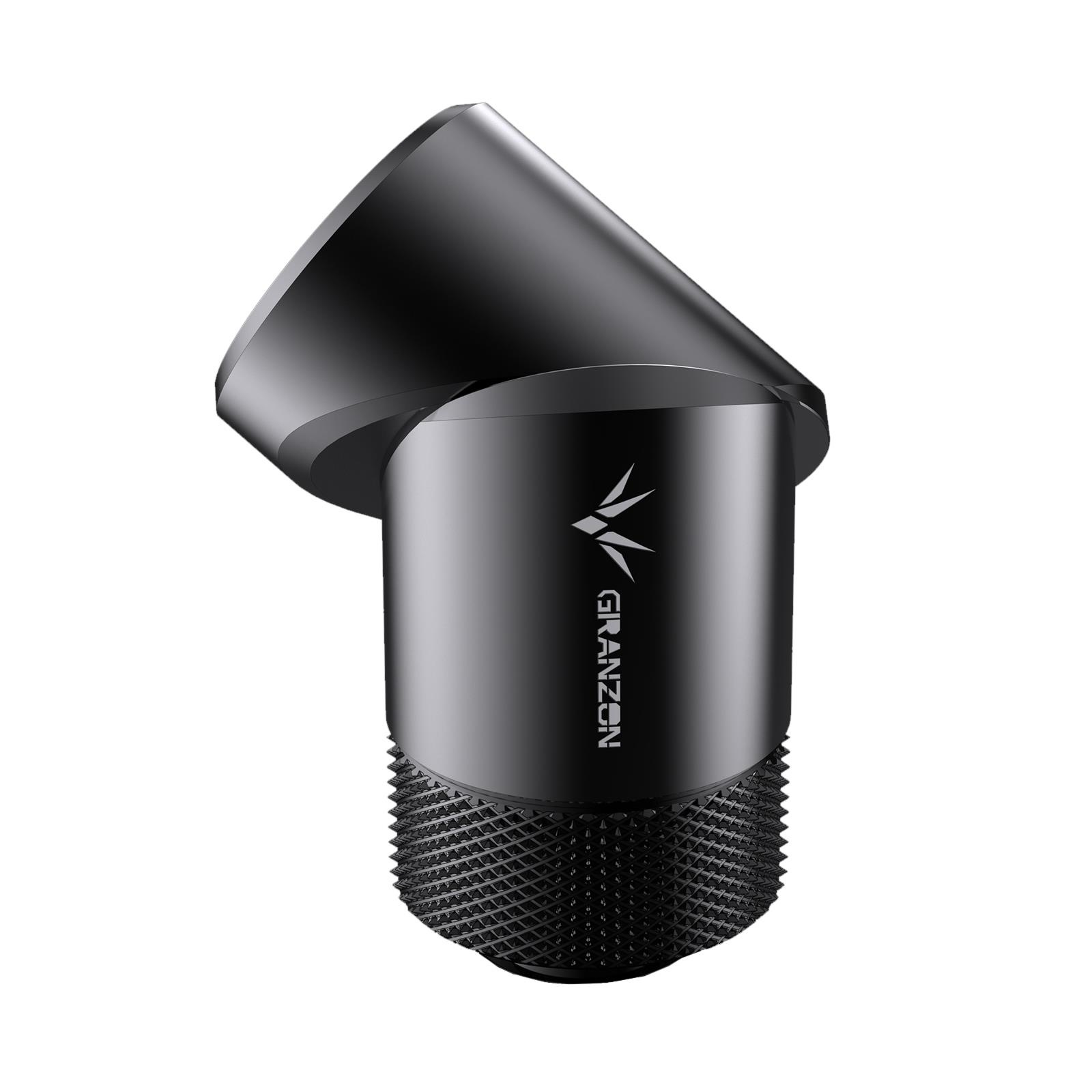 Granzon G1/4 Rotary Male to Female 0 - 90 Degree Multi Directional Elbow (GD-SK) - Black : image 3