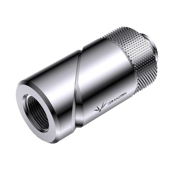 Granzon G1/4 Rotary Male to Female 0 – 90 Degree Multi Directional Elbow (GD-SK) – Silver