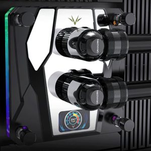 Granzon GAIS CPU Water Block with Digital Temperature Display, 5v aRGB - Black (Intel LGA 115x /1200 / 20xx)