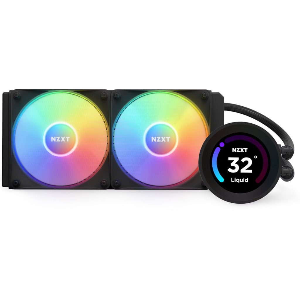 NZXT Kraken Elite 240 Black RGB Fans CPU Liquid Cooler