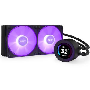 NZXT Kraken Elite 240 Black RGB Fans CPU Liquid Cooler
