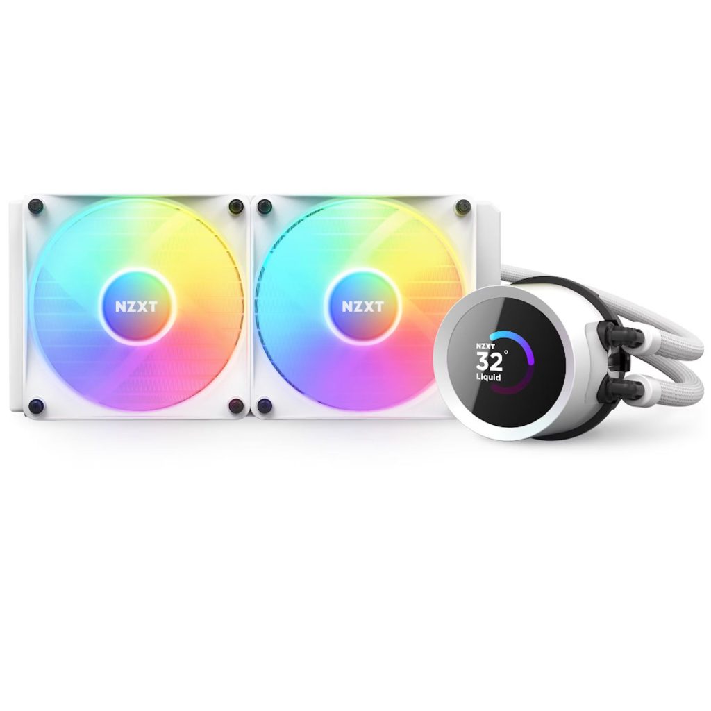 NZXT Kraken 280 White RGB Fans CPU Liquid Cooler