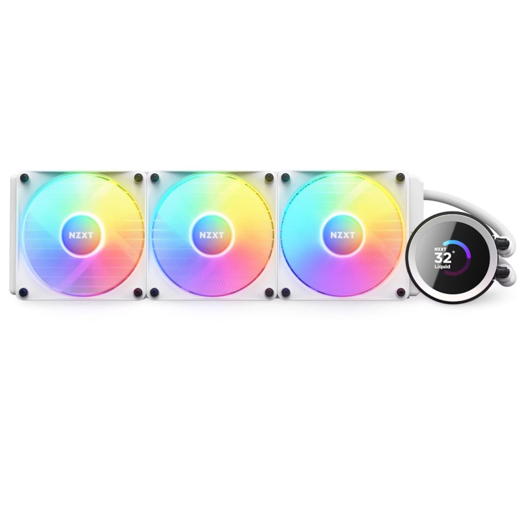 NZXT Kraken 360 White RGB Fans CPU Liquid Cooler
