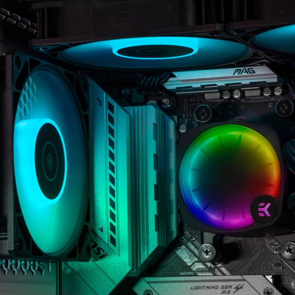 EK Waterblocks EK-Nucleus AIO CR360 Lux D-RGB Complete CPU Cooler : image 7