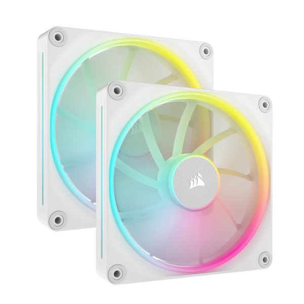 Corsair iCUE Link LX140 RGB, PWM Fan, 2-pack – 140mm, white