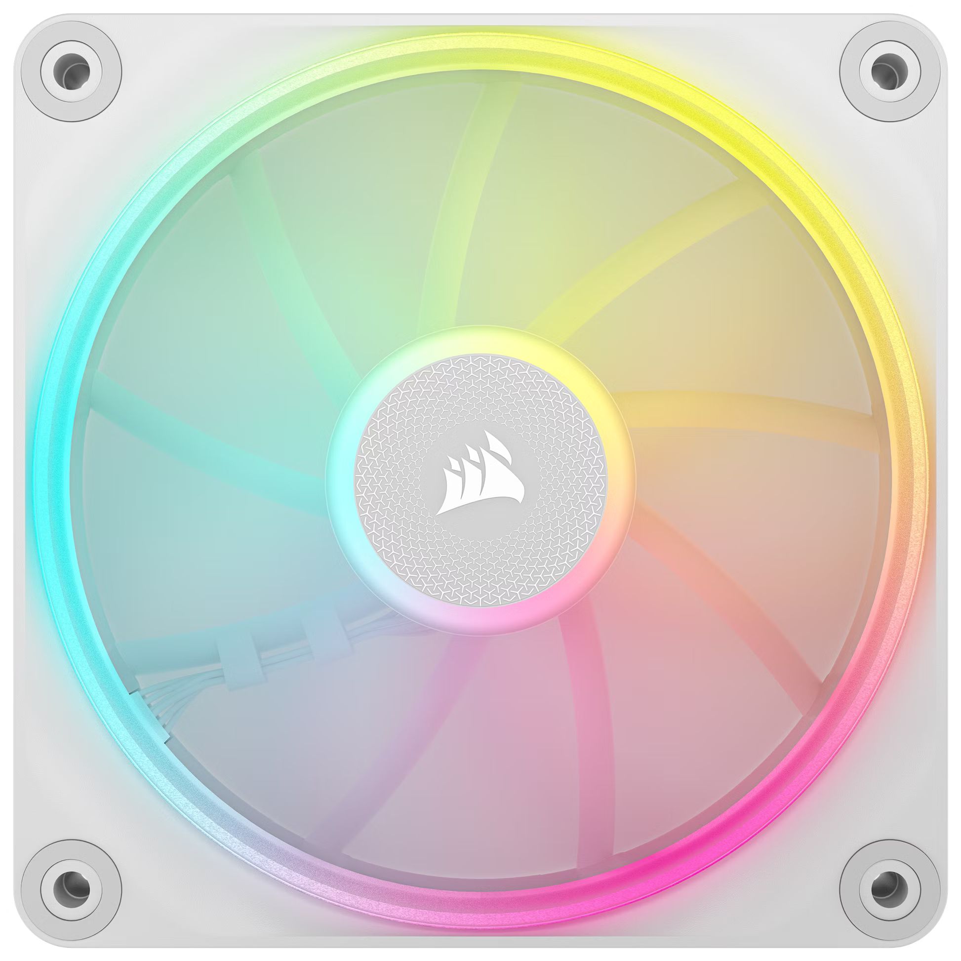 Corsair iCUE Link LX140 RGB, PWM Fan, 2-pack - 140mm, white
