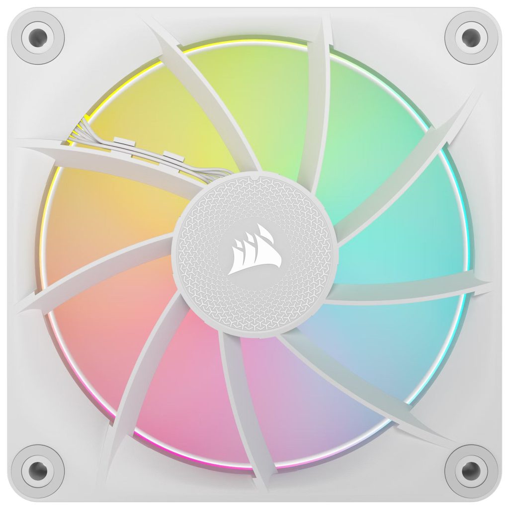 Corsair iCUE Link LX140 RGB, PWM Fan, 2-pack - 140mm, white