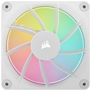 Corsair iCUE Link LX140 RGB, PWM Fan, 2-pack - 140mm, white