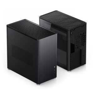 Jonsbo D40 ATX case, tempered glass - black - Watercooling UK