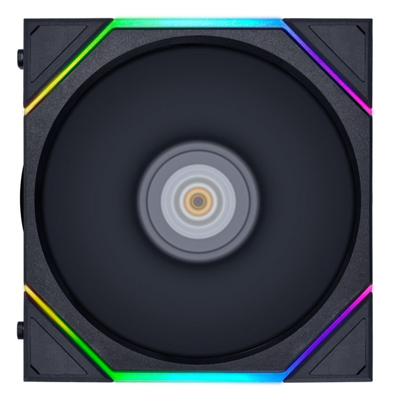 Lian Li UNI FAN TL Series reverse blade fans, pack of 3 incl. controller - 120mm, black - B-Grade