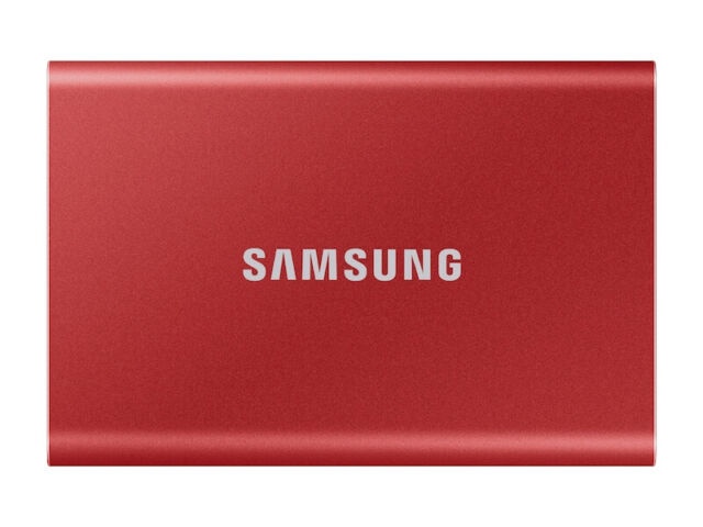 Samsung T7 1TB Ext SSD Metallic Red