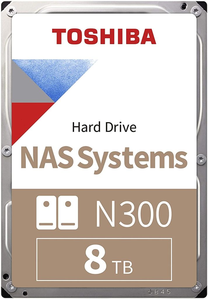 Toshiba 8TB N300 256MB Internal HDD Bulk