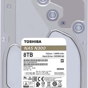 Toshiba 8TB N300 256MB Internal HDD Bulk