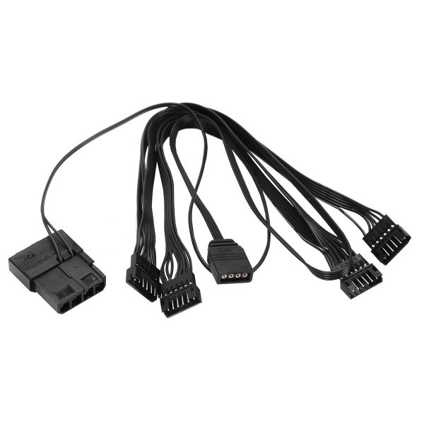 WCUK RGB Fan Adaptor With 4 x 6pin 1 x Molex 1 x Aura