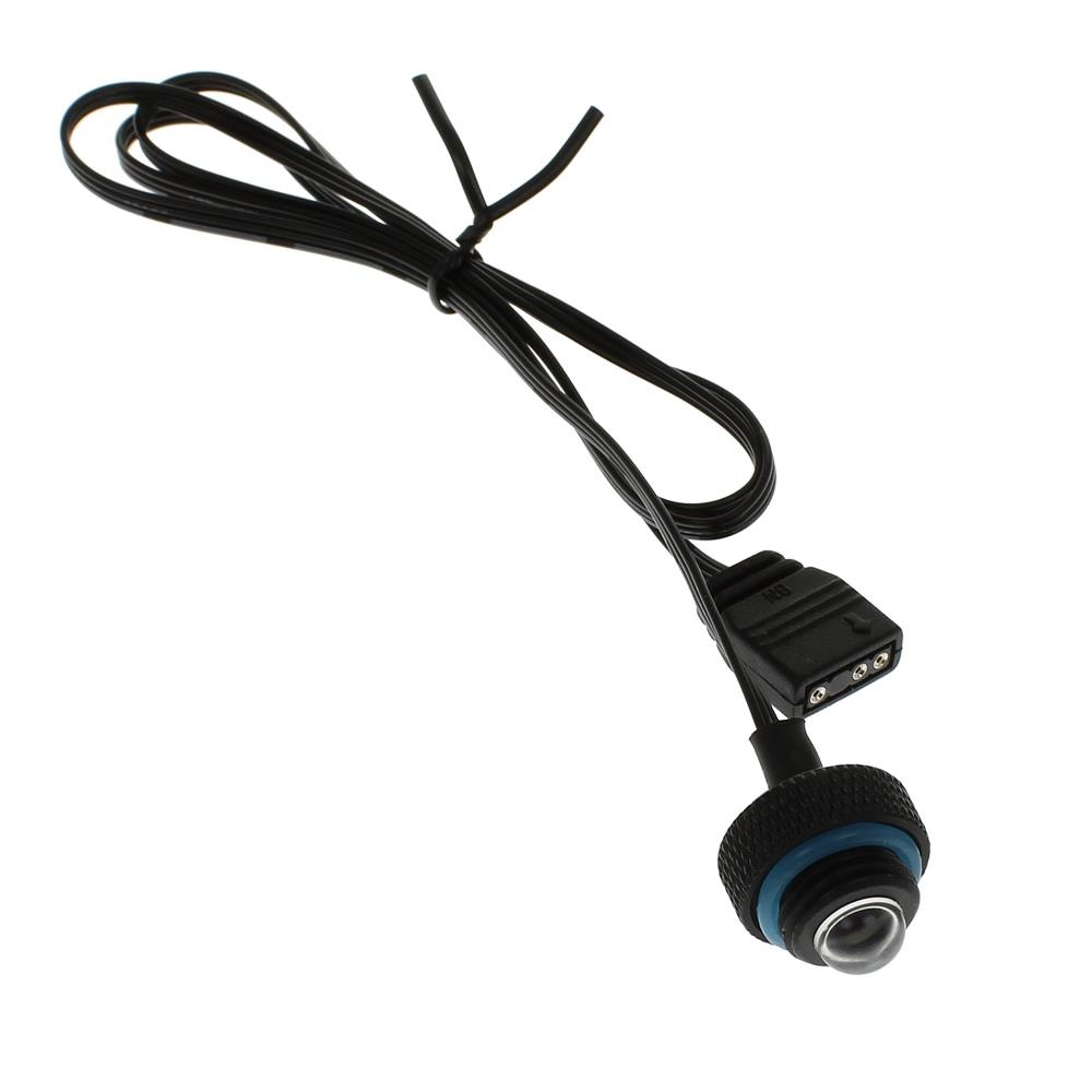 XSPC G1/4, 5V 3Pin aRGB LED Blank Plug - Matt Black