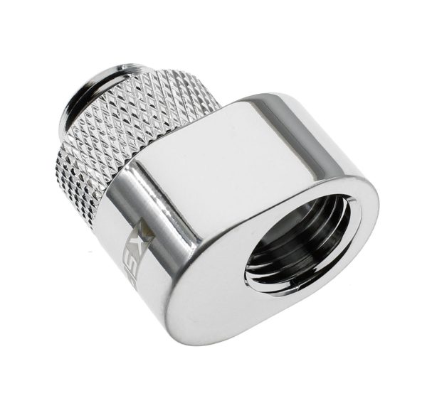 XSPC G1/4 Rotary 7mm Offset adapter – Chrome