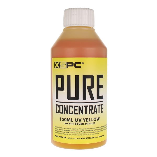 XSPC PURE Distilled Concentrate Coolant 150ml – UV Yellow