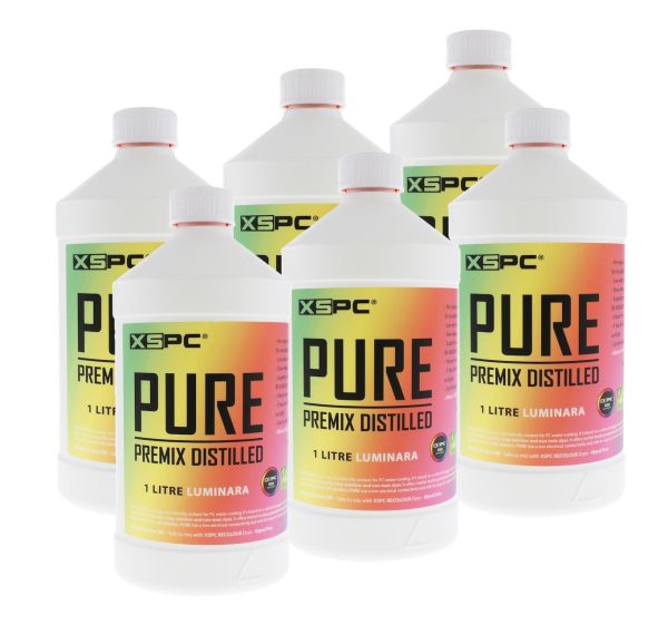 XSPC PURE Premix Distilled Coolant – Luminara (6 Pack)