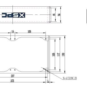 XSPC RX240 Dual Fan 2x120mm High Performance Radiator V3 - Black