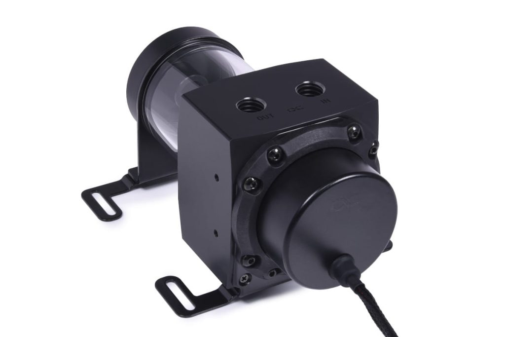 Alphacool Core 100 Aurora reservoir acetal/acrylic with Apex pump : image 1