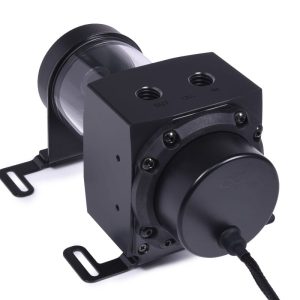 Alphacool Core 100 Aurora reservoir acetal/acrylic with Apex pump : image 1
