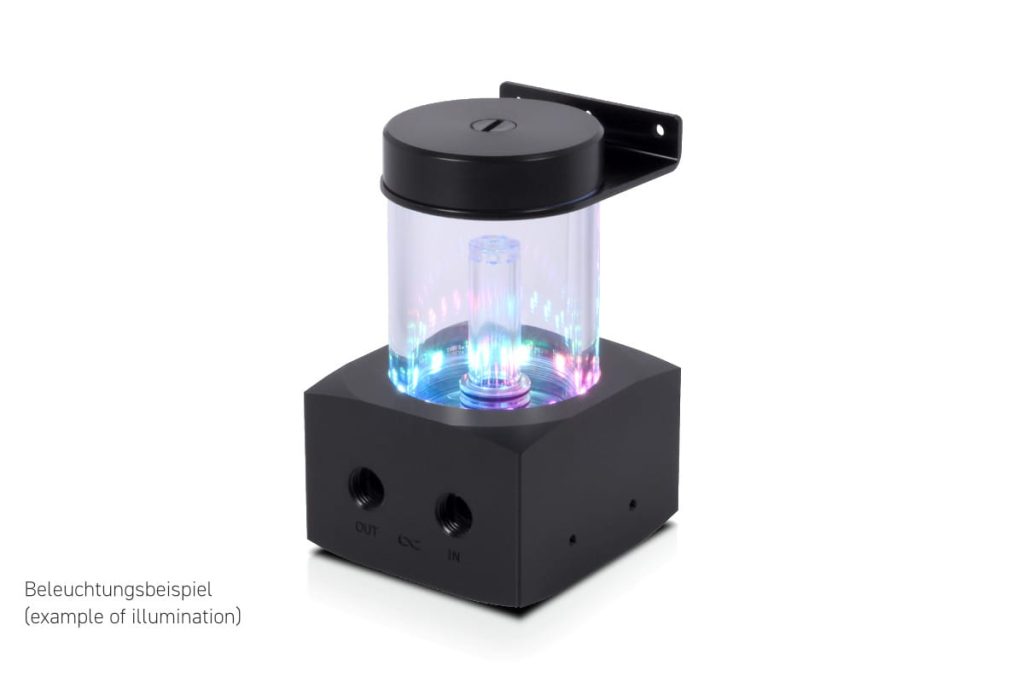 Alphacool Core 100 Aurora reservoir acetal/acrylic with Apex pump : image 2