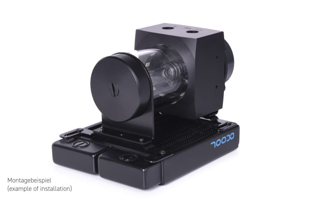Alphacool Core 100 Aurora reservoir acetal/acrylic with Apex pump : image 4